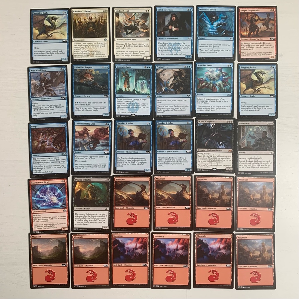 150+ Magic Cards mostly 2018 + sleeves